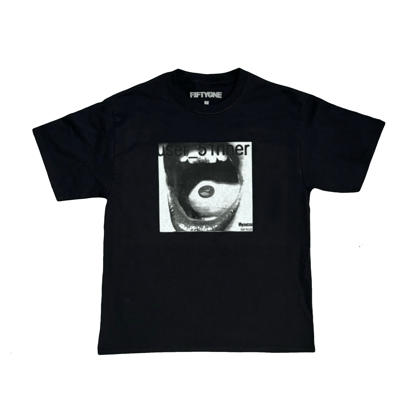 51nner Pill Tee (Black) - FIFTYONEBRAND