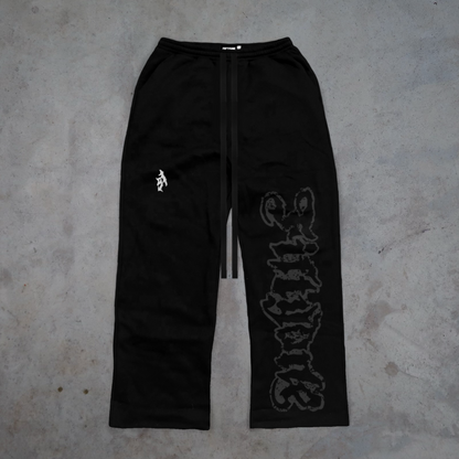 Mega Logo Sweatpants - Black