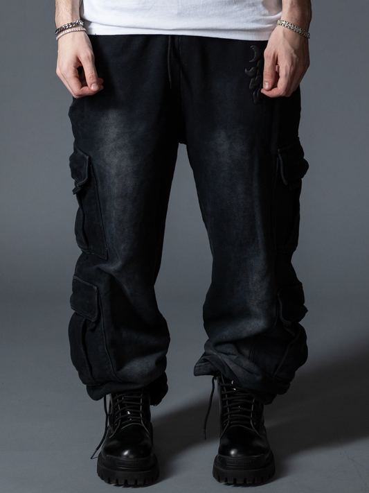 Traverse Cargo Sweatpants V2 (Black)