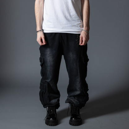 Traverse Cargo Sweatpants V2 (Black)