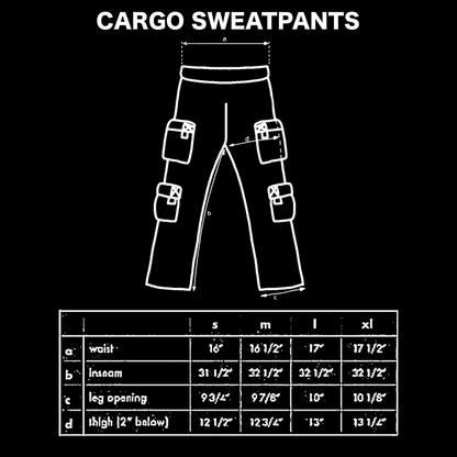 Traverse Cargo Sweatpants V2 (Black)