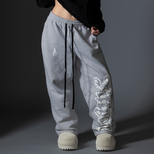 Mega Logo Sweatpants - Gray
