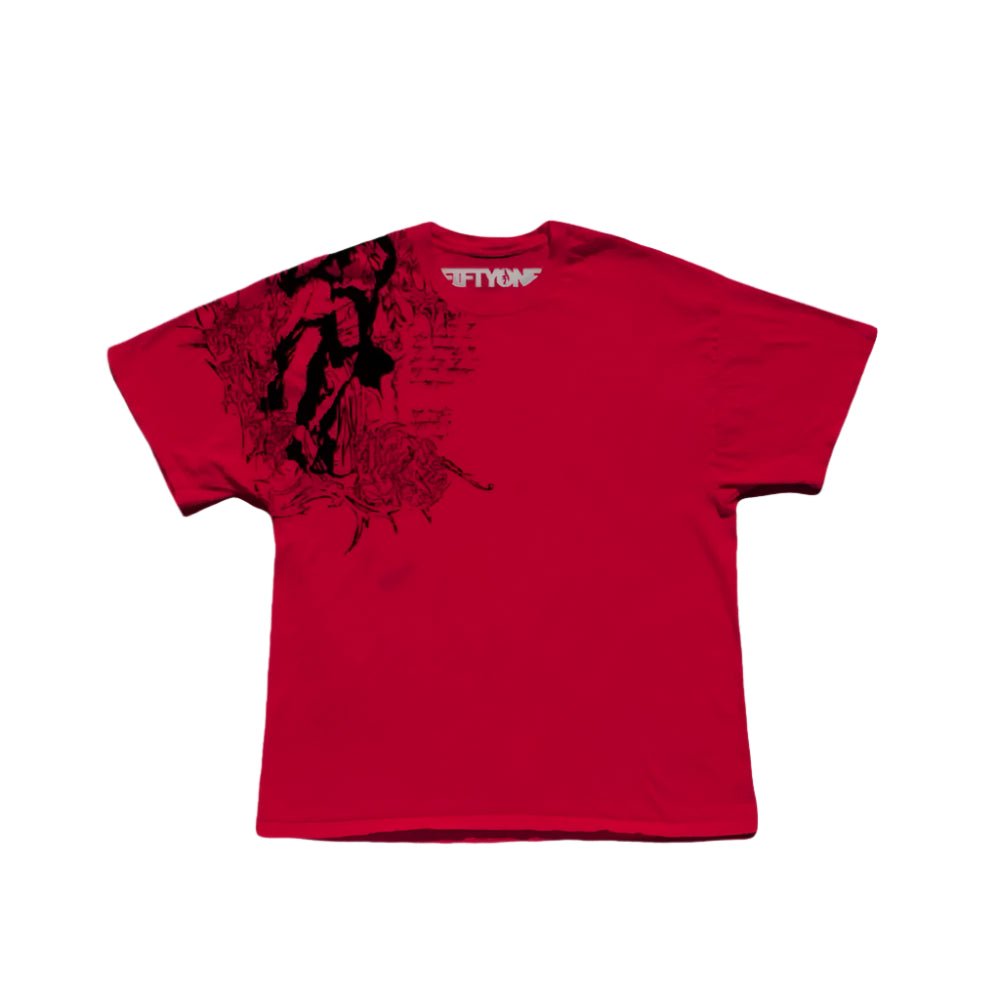 Scribe V2 Tee Red - FIFTYONEBRAND